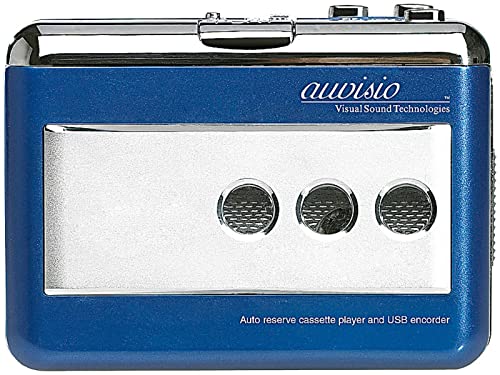 auvisio MP3 auf Kassette: Tragbarer USB-Kassettenspieler für MP3-Aufnahme inkl. Software (MP3 auf Kassette Aufnehmen, von USB auf Kassette Aufnehmen, Kassettenrekorder Digitalisierer) von auvisio