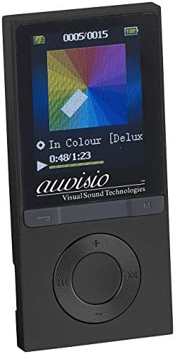 auvisio MP4 Player: MP3-Player V3 mit UKW-Radio & E-Book-Reader, microSD, Bluetooth 4.1 (Musikplayer, MP4 Player mit Bluetooth, Diktiergerät) von auvisio