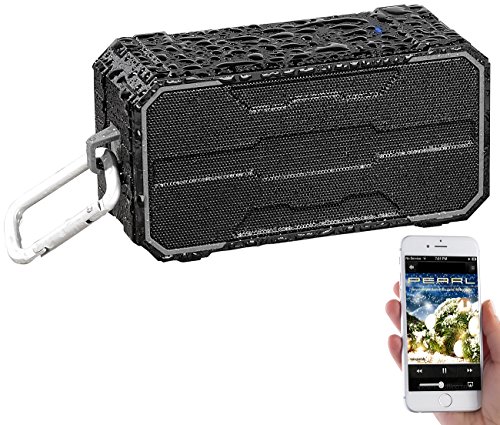 auvisio Mobile Lautsprecher: Outdoor-Lautsprecher mit Bluetooth, Freisprecher, MP3-Player, IPX6 (Lautsprecher wasserdicht, Bluetooth, Mini Lautsprecher, Bluetooth, Freisprecheinrichtung) von auvisio
