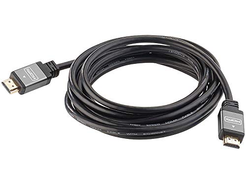auvisio Premium High Speed HEC: High-Speed-HDMI-2.0a-Kabel für 4K, 3D und Full HD, HEC, 3 m (HDMI Cable, HDMI Premium High Speed, Verlängerungskabel) von auvisio