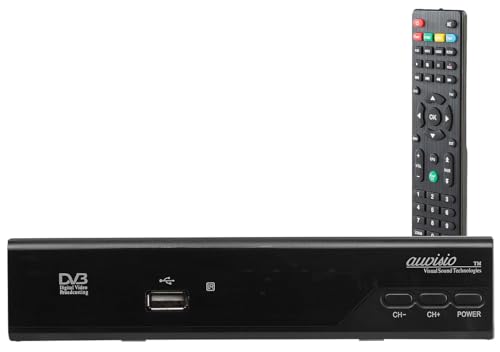 auvisio Satelliten Receiver: Digitaler Pearl.tv HD-Sat-Receiver (DVB-S/S2), HDMI, Scart, Coax (Sat Receiver mit Aufnahmefunktion, Sat Receiver mit Mediaplayer, Empfänger) von auvisio