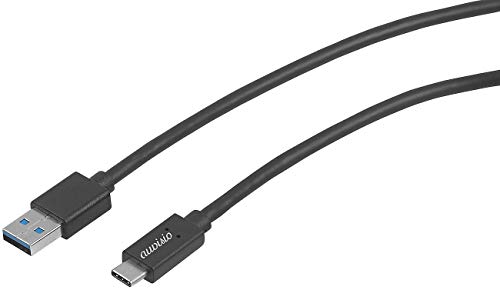 auvisio USB Kabel A auf C: USB-3.0-Anschlusskabel Stecker Typ C auf Typ A, 1 m, 2 A (Ladekabel USB C, Datenkabel USB C, Apple Apple iPad) von auvisio