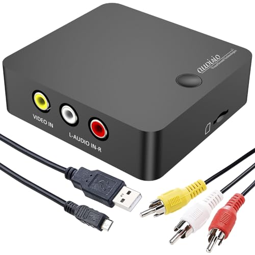 auvisio VHS digitalisieren: Stand-Alone-Video-Grabber zum Digitalisieren analoger Videoquellen (Kassetten ohne PC, Videokassetten, Digital analog Wandler) von auvisio