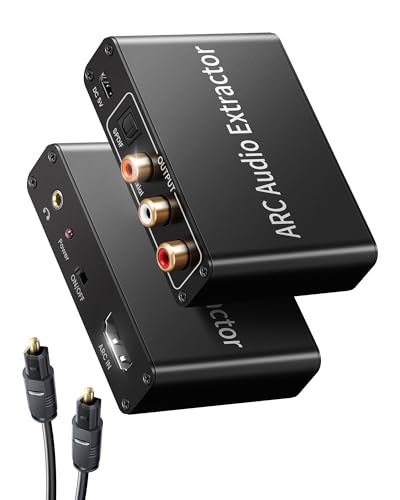 HDMI ARC Audio Extractor mit Optisches Digital Kabel, avedio links Hdmi Audio Converter mit CEC, hdmi zu Optische, Koaxiale und 3,5 mm ARC Adapter, 192 KHz HDMI Audio konverter Adapter Splitter HDMI ARC Audio Extractor mit Optisches Digital Kabel, avedio links Hdmi Audio Converter mit CEC, hdmi zu Optische, Koaxiale und 3,5 mm ARC Adapter, 192 KHz HDMI Audio konverter Adapter Splitter von avedio links