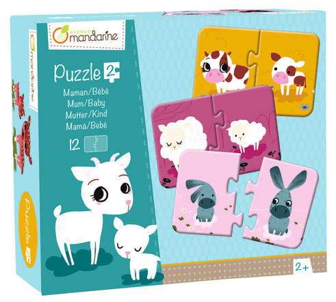 My Mandarine 2-Teile-Puzzle , Mutter & Kind, My Mandarine 2-Teile-Puzzle , Mutter & Kind, von my mandarine