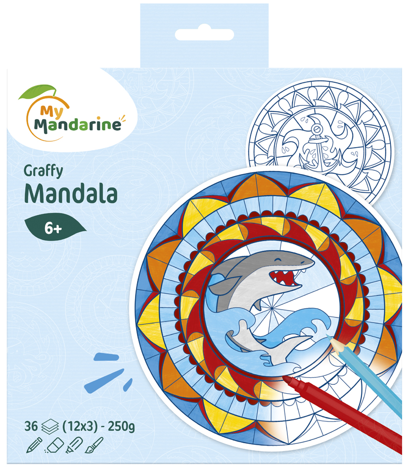 My Mandarine Malbuch , Graffy Pop Mandala, , Boy My Mandarine Malbuch , Graffy Pop Mandala, , Boy von my mandarine