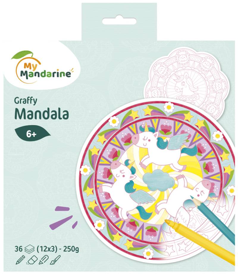 My Mandarine Malbuch , Graffy Pop Mandala, , Magie von my mandarine