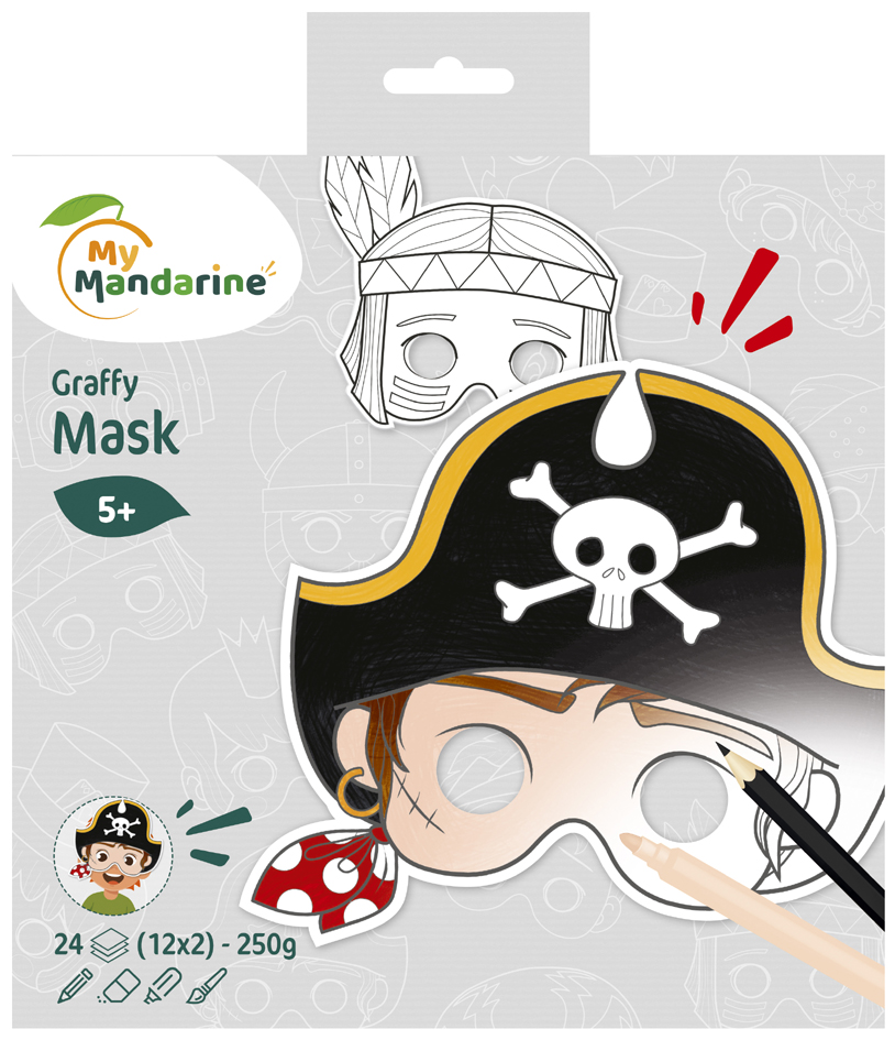 My Mandarine Maskenmalbuch , Boy, My Mandarine Maskenmalbuch , Boy, von my mandarine