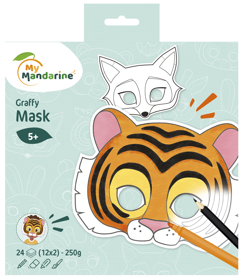 My Mandarine Maskenmalbuch , Tiere, My Mandarine Maskenmalbuch , Tiere, von my mandarine
