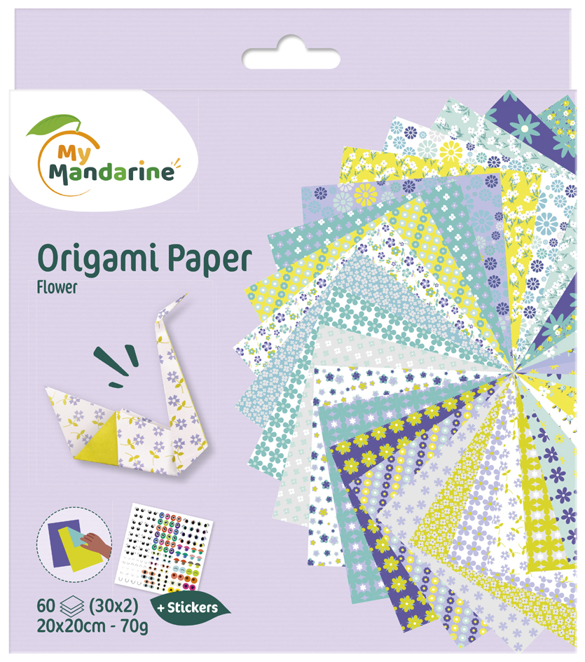 My Mandarine Origami-Faltblätter , Flowers, My Mandarine Origami-Faltblätter , Flowers, von my mandarine