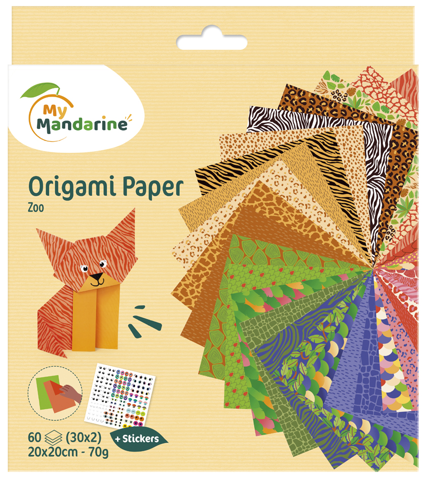 My Mandarine Origami-Faltblätter , Zoo, My Mandarine Origami-Faltblätter , Zoo, von my mandarine