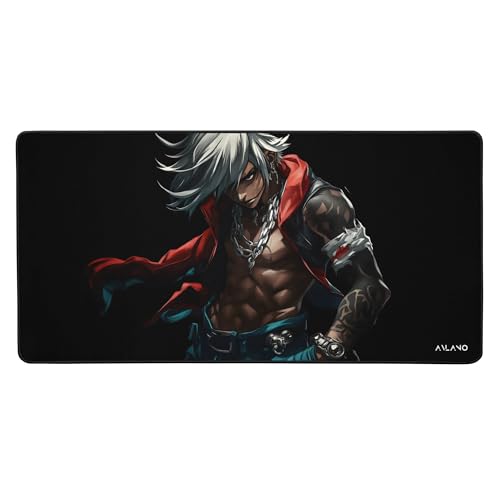 avlano Anime Action Guy, Gaming Maus- & Tastaturmatte - 40.6 x 81.3cm avlano Anime Action Guy, Gaming Maus- & Tastaturmatte - 40.6 x 81.3cm von avlano