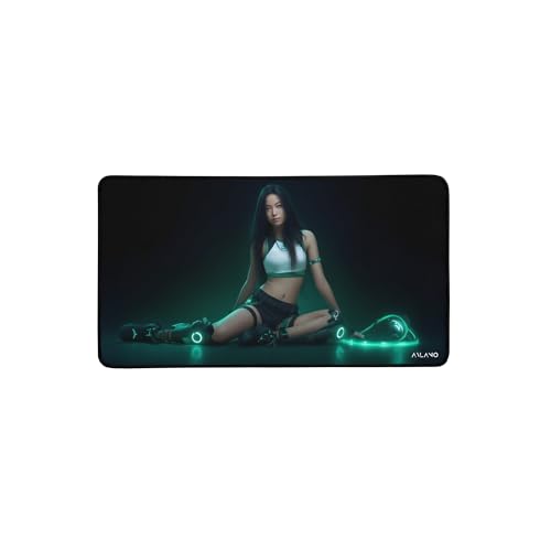 avlano Gaming Maus- & Tastaturmatte, Asian Gaming Girl - 30.5 x 55.9cm von avlano