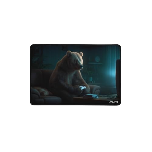 avlano Gaming Maus- & Tastaturmatte „Bear Playing Videogame'' - 30.5 x 45.7cm avlano Gaming Maus- & Tastaturmatte „Bear Playing Videogame'' - 30.5 x 45.7cm von avlano