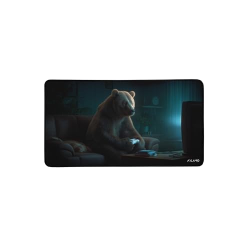avlano Gaming Maus- & Tastaturmatte „Bear Playing Videogame'' - 30.5 x 55.9cm avlano Gaming Maus- & Tastaturmatte „Bear Playing Videogame'' - 30.5 x 55.9cm von avlano
