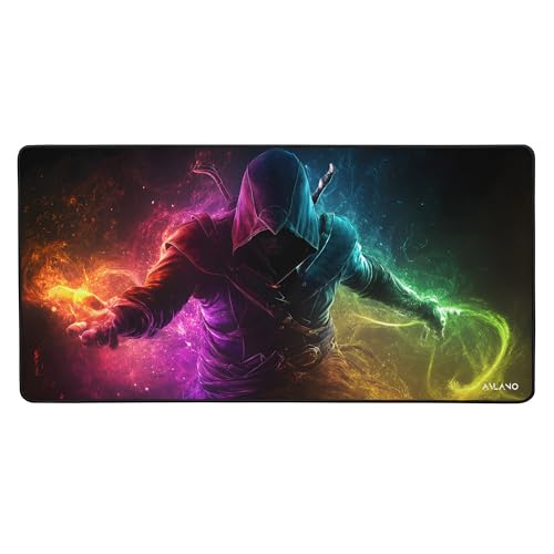 avlano Neon Assassin Creed, Gaming Maus- & Tastaturmatte - 40.6 x 81.3cm avlano Neon Assassin Creed, Gaming Maus- & Tastaturmatte - 40.6 x 81.3cm von avlano