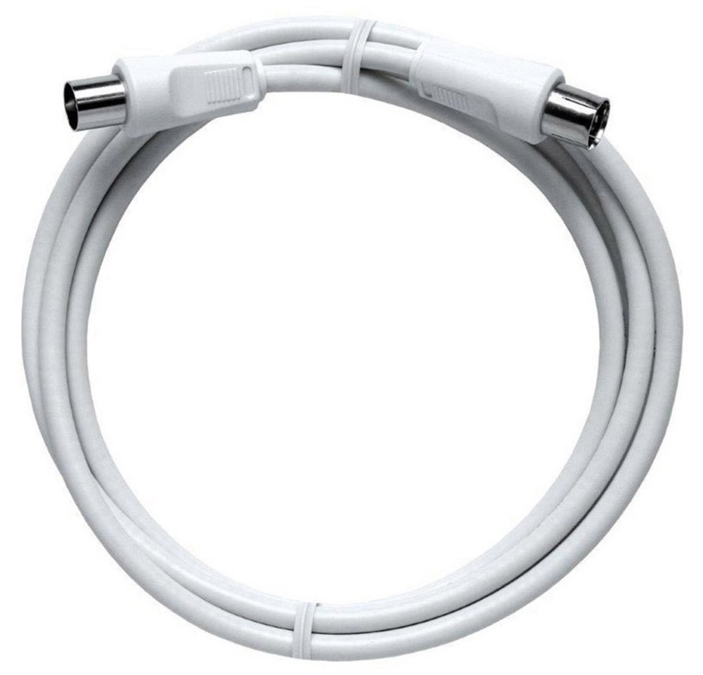 axing Axing Antennen Anschlusskabel [1x Antennenstecker 75 Ω - 1x Antennenbu SAT-Kabel, (250.00 cm) von axing