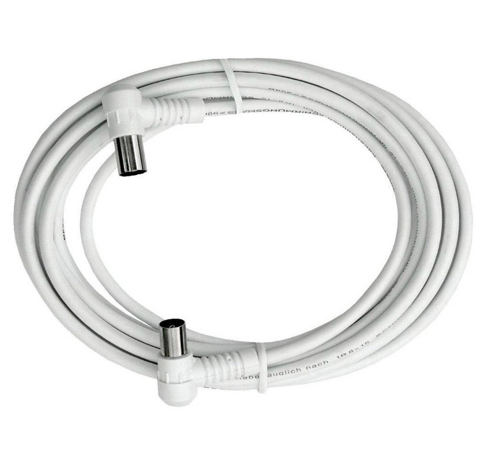axing Axing Antennen Anschlusskabel [1x Antennenstecker 75 Ω - 1x Antennenbu SAT-Kabel, (375.00 cm) von axing