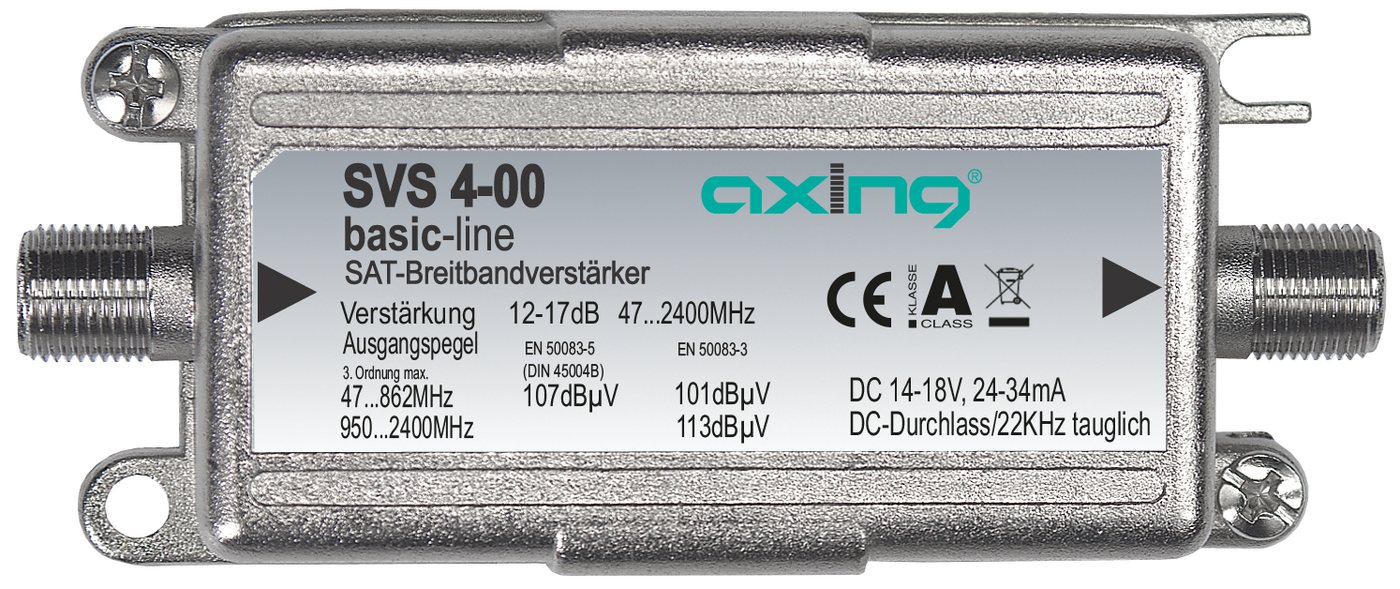 axing Axing SVS 4-00 SAT/Breitband-Inline Verstärker Verstärker axing Axing SVS 4-00 SAT/Breitband-Inline Verstärker Verstärker von axing