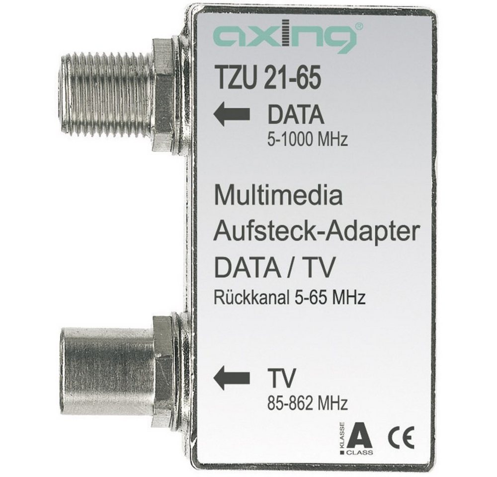 axing Axing TZU 21-65 Multimedia Aufsteck-Adapter TV-Kabel von axing