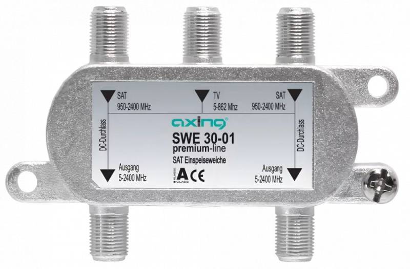 axing Verteiler Axing SWE 30-01 SAT-Einspeiseweiche 3-fach von axing