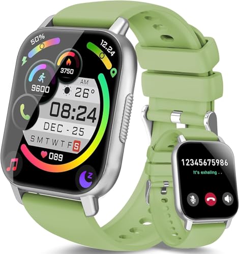 Smartwatch Damen Herren, Fitnessuhr Damen mit Telefonfunktion 1.85" Zoll Touchscreen, IP68 Wasserdicht Smart Watch mit, Uhren Herren für Android iOS, Mauve Smartwatch Damen Herren, Fitnessuhr Damen mit Telefonfunktion 1.85" Zoll Touchscreen, IP68 Wasserdicht Smart Watch mit, Uhren Herren für Android iOS, Mauve von aycy