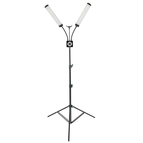 Dual Arm LED-Schönheitslicht für Wimpernverlängerung Make-up Maniküre dimmbar mit Handyhalter Dual Arm LED-Schönheitslicht für Wimpernverlängerung Make-up Maniküre dimmbar mit Handyhalter von ayex