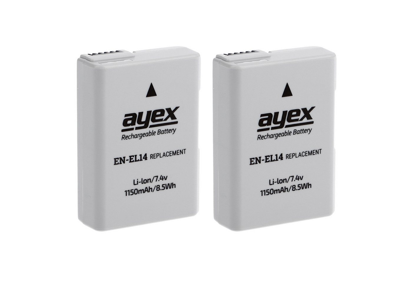 ayex 2x EN-EL14 Akku zB Nikon Coolpix P7700 P7100 P7000 D3100 D3200 D5100 Kamera-Akku ayex 2x EN-EL14 Akku zB Nikon Coolpix P7700 P7100 P7000 D3100 D3200 D5100 Kamera-Akku von ayex