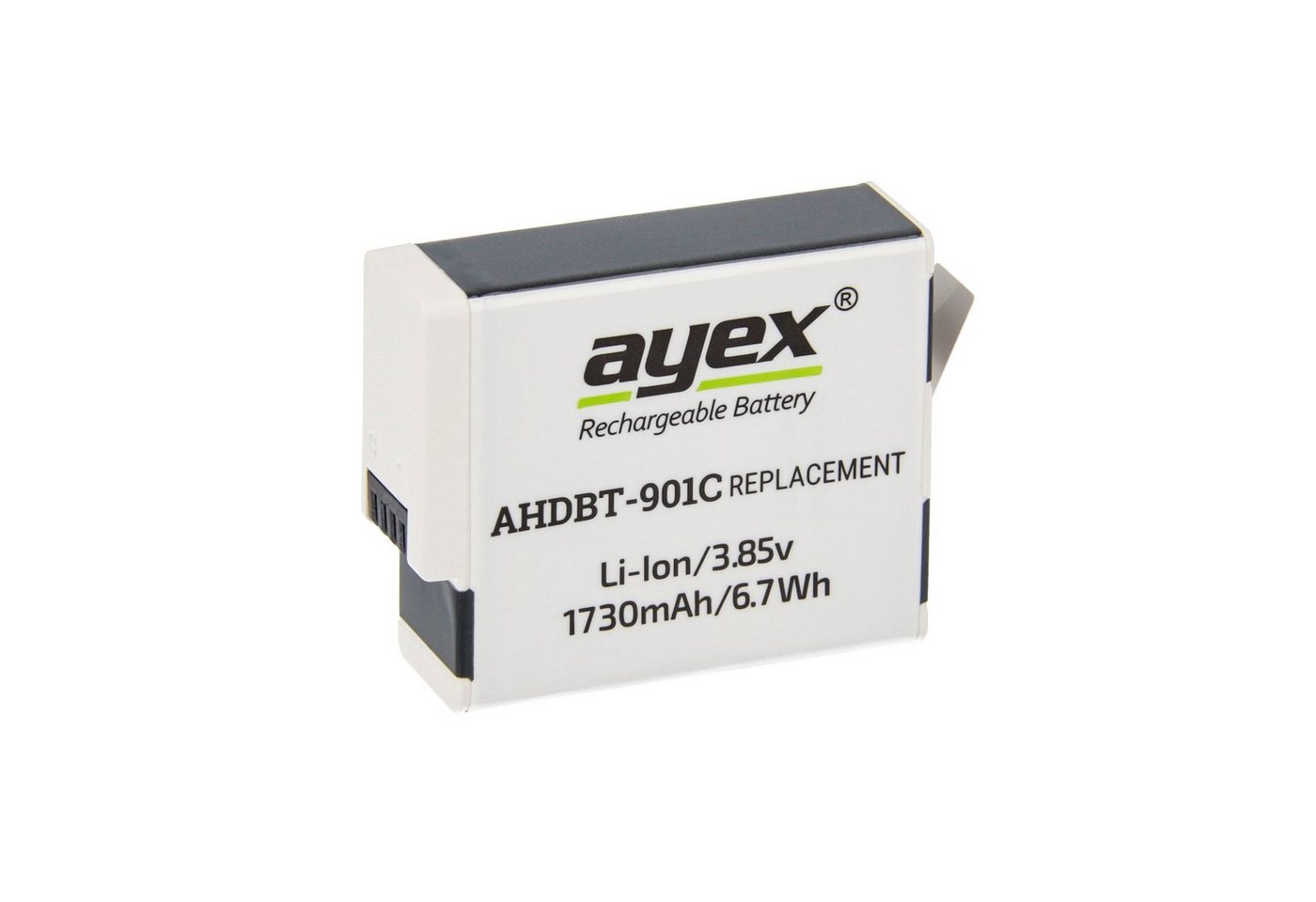ayex AHDBT-901C Akku für GoPro Hero 9 10 & 11 Leistungsstark Zuberlässig Actioncam Zubehör ayex AHDBT-901C Akku für GoPro Hero 9 10 & 11 Leistungsstark Zuberlässig Actioncam Zubehör von ayex