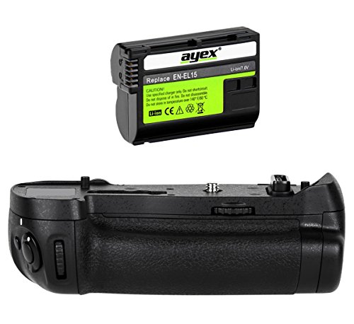 ayex Batteriegriff Passend für Nikon D850 ähnlich MB-D18+ 1x EN-EL15B Akku optimal zum fotografieren im Hochformat Akkugriff ayex Batteriegriff Passend für Nikon D850 ähnlich MB-D18+ 1x EN-EL15B Akku optimal zum fotografieren im Hochformat Akkugriff von ayex