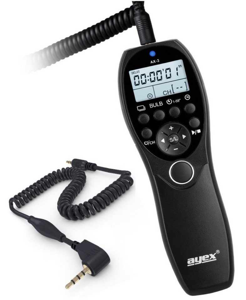 ayex Funkfernsteuerung Timer-Fernauslöser AX-3 Panasonic RS-2 von ayex