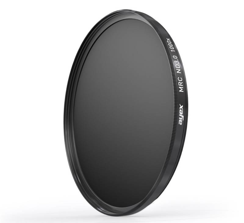 ayex MRC Neutral Density Filter ND3.0 55mm Multicoated Slim ND1000x Graufilter von ayex