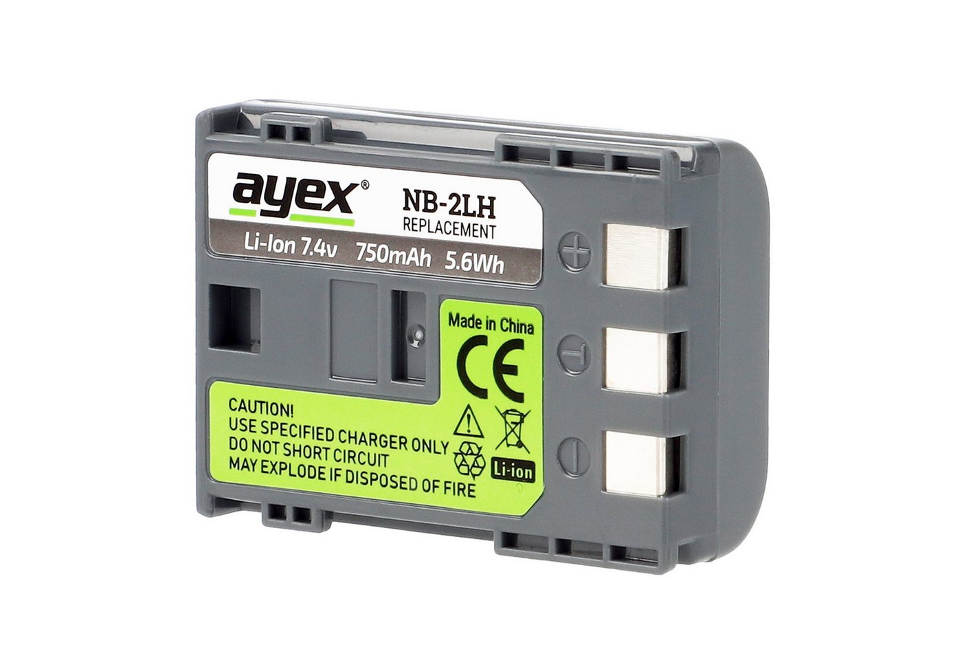 ayex NB-2LH Akku für zB. Canon EOS 350D 400D, PowerShot G7 G9 S30 Kamera-Akku ayex NB-2LH Akku für zB. Canon EOS 350D 400D, PowerShot G7 G9 S30 Kamera-Akku von ayex