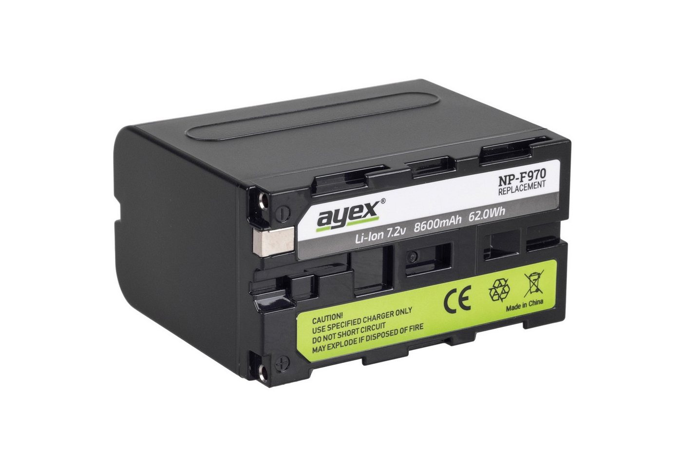 ayex NP-F970 Akku für Sony ersetzt z.B. NP-F960 NP-F730 8600mAh Kamera-Akku ayex NP-F970 Akku für Sony ersetzt z.B. NP-F960 NP-F730 8600mAh Kamera-Akku von ayex