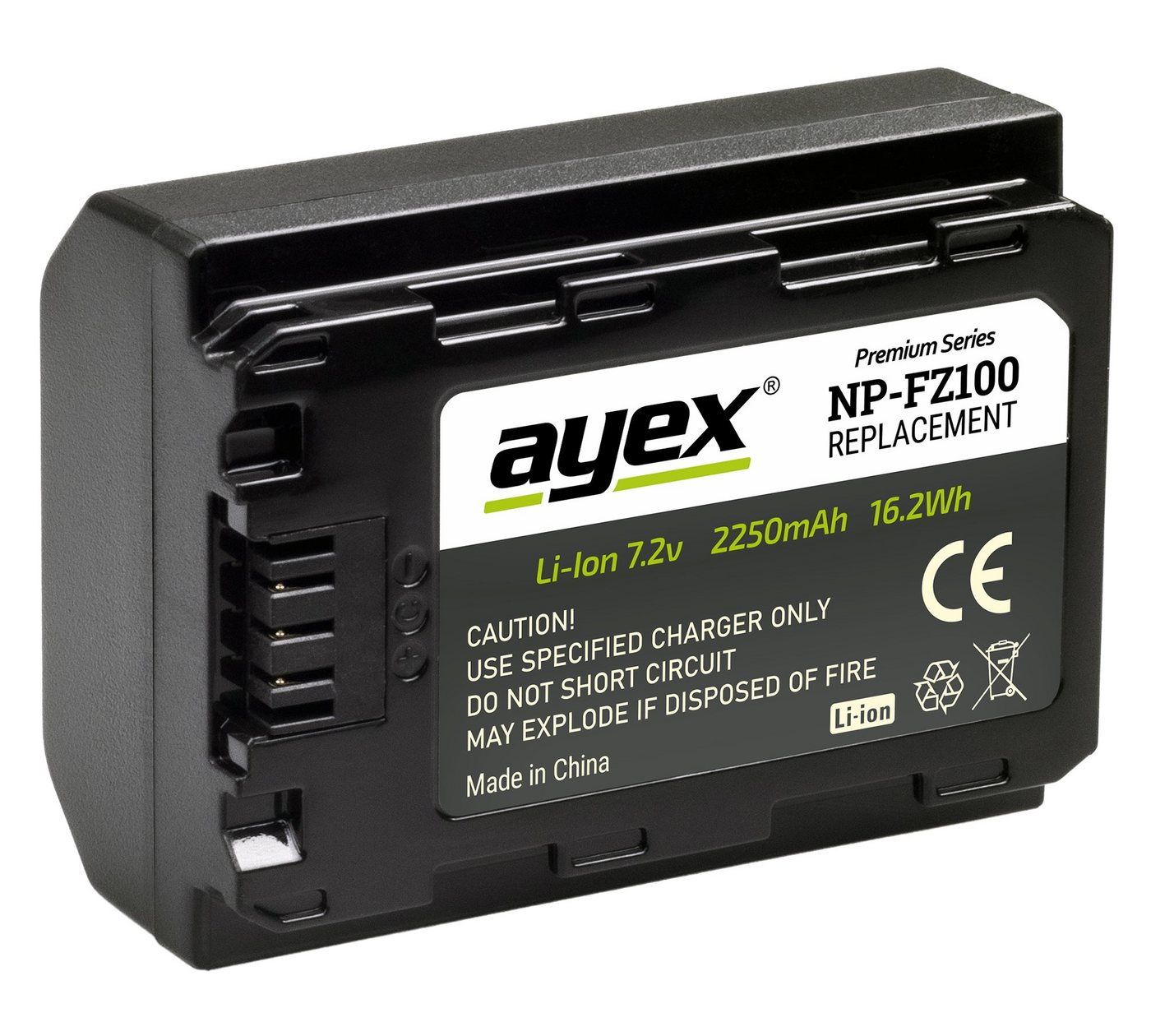 ayex NP-FZ100 Akku für Sony Alpha A9 A9R A7R III Leistungsstark Zuberlässig Kamera-Akku ayex NP-FZ100 Akku für Sony Alpha A9 A9R A7R III Leistungsstark Zuberlässig Kamera-Akku von ayex