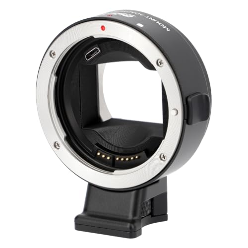 ayex Objektivadapter Passend für Canon EF an Sony E-Mount Kameras Dual Autofokus Blendensteuerung & is-Stabilisierung EF-NEX IV EF-E IV von ayex