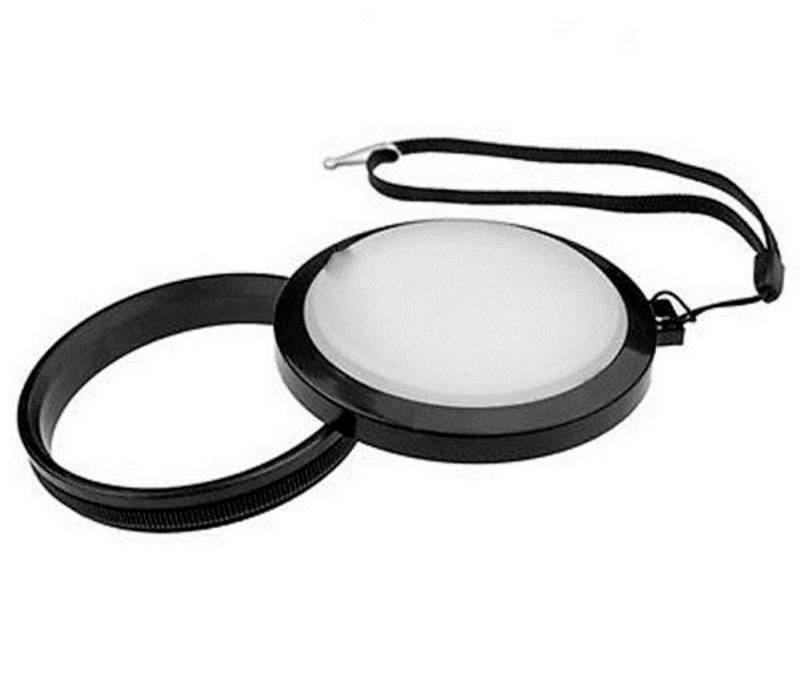 ayex Objektivdeckel Weißabgleich Kappe Graukarte White Balance Cap 62mm von ayex