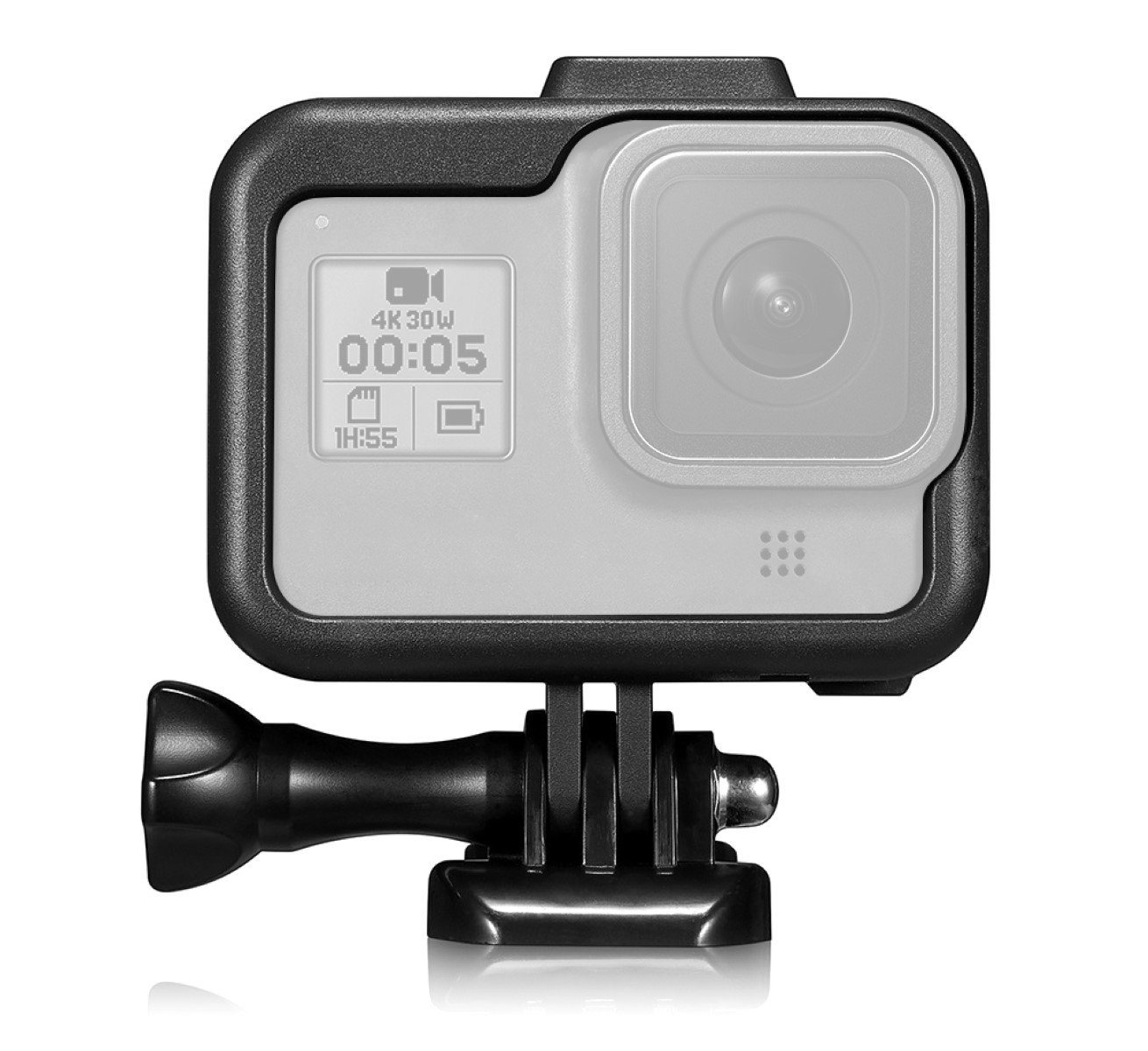 ayex Schutzgehäuse Robuster Case GoPro Hero 8 Blitzschuh Schieberahmen Actioncam Zubehör von ayex