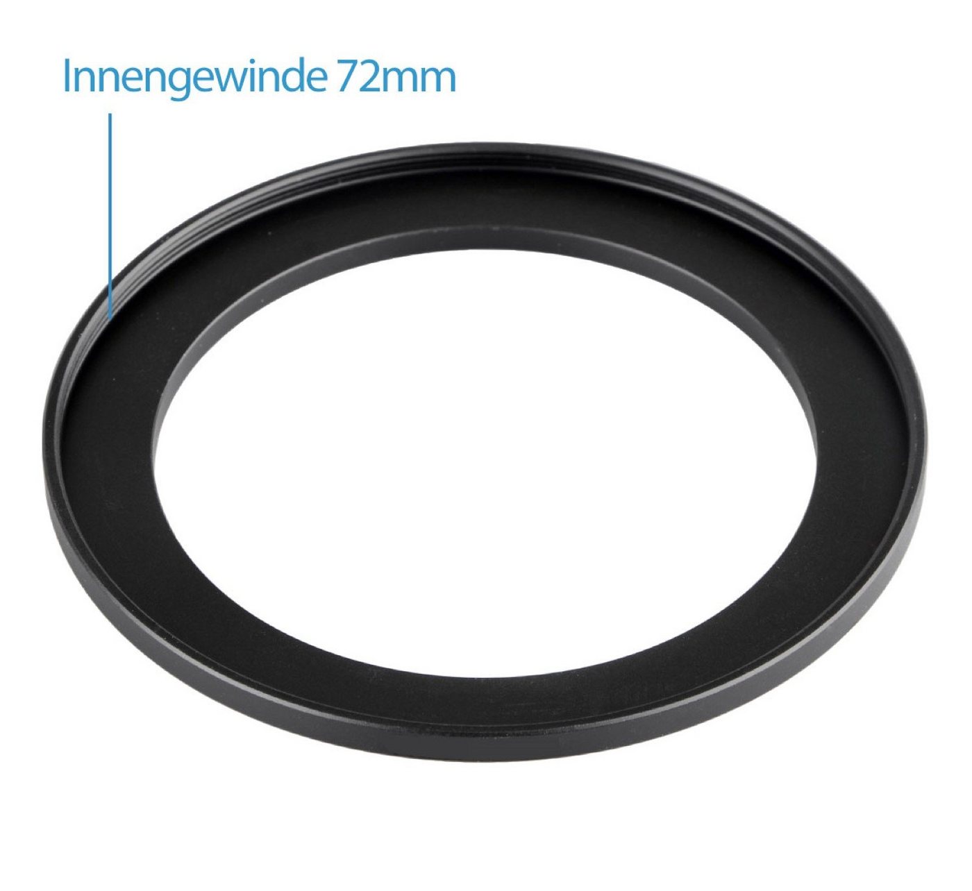 ayex Step-Up Ring 52-72mm Reduzierring Adapterring für alle Hersteller Foto-Filter-Sets von ayex