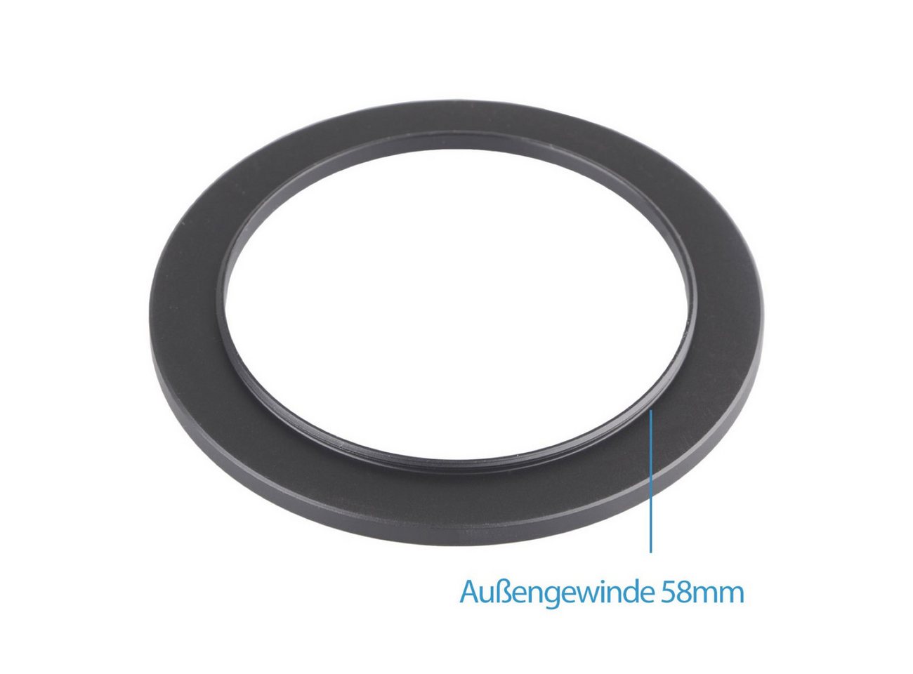ayex Step-Up Ring 58-62mm Reduzierring Adapterring für alle Hersteller Foto-Filter-Sets von ayex