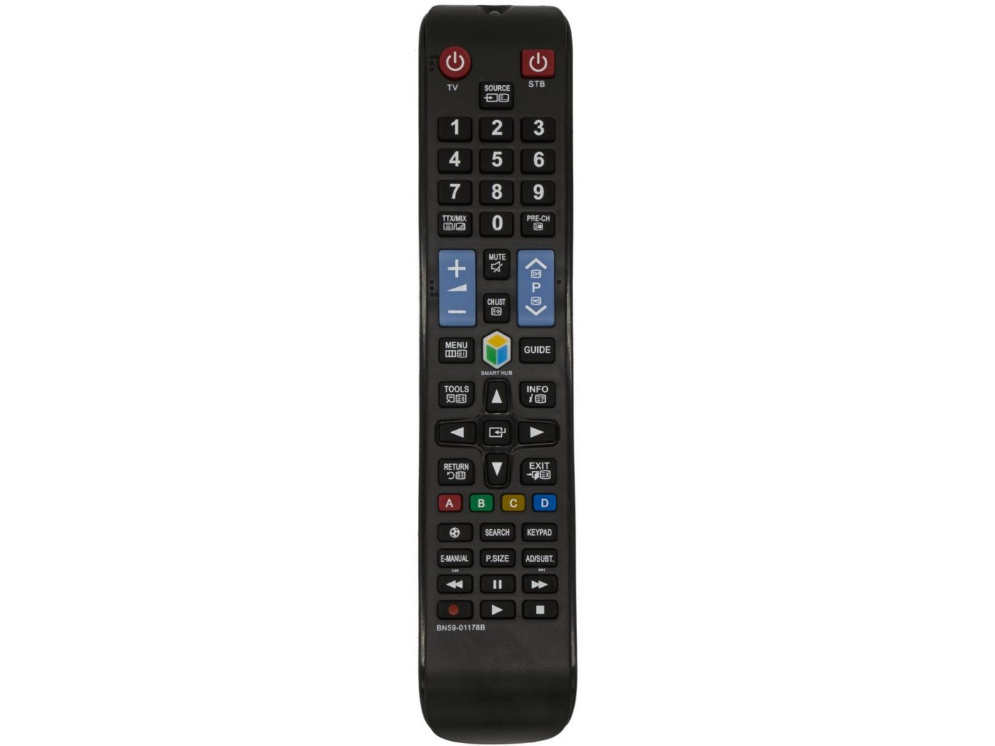 azurano BN59-01178B Fernbedienung (für Samsung LED UHD Smart TV 2014 H-Serie mit STB-Taste) von azurano