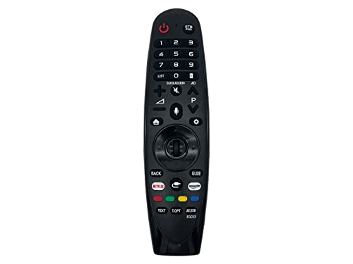azurano Fernbedienung Magic Remote AN-MR18BA, AGF79298801 für 2018 LG Smart TV mit Sprachsteuerung, Mausfunktion, Direktasten für Netflix & Amazon Video von azurano