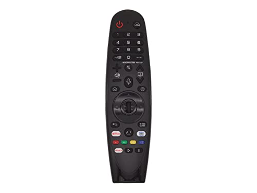 azurano Fernbedienung Magic Remote AN-MR19BA, AKB75635301 für 2019 LG Smart TV mit Sprachsteuerung, Mausfunktion, Direktasten für Netflix, Prime Video & Rakuten-TV (Movies) von azurano