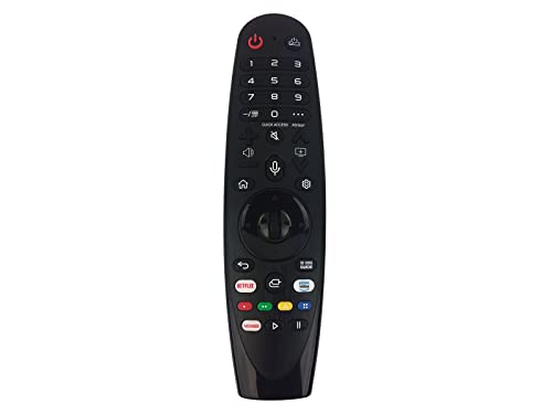 azurano Fernbedienung Magic Remote AN-MR20GA, AKB75855501 für 2020 LG Smart TV mit Sprachsteuerung, Mausfunktion, Direktasten für Netflix, Amazon Video & Rakuten-TV (Movies) von azurano