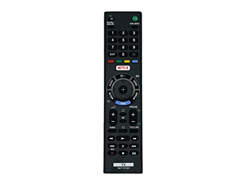 azurano Fernbedienung für Sony RMT-TX102D, 1-492-965-11 für Sony Bravia LED SmartTV, Direkttaste für Netflix von azurano