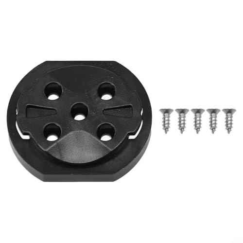 babominimer Fahrrad-Computer-Halterung für Garmin für Bryton, Fahrrad-GPS-Halterung, Reparaturteil, Nylon, schwarz, Fahrradzubehör, 29 x 33 mm von babominimer