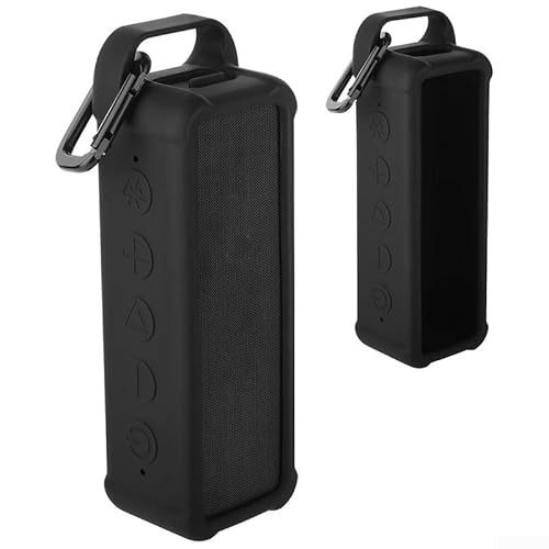 babominimer Silikon-Schutzhülle für Anker für Soundcore 2, tragbare Lautsprecher-Reisetasche, Tragetasche mit Tragegriff und Karabiner babominimer Silikon-Schutzhülle für Anker für Soundcore 2, tragbare Lautsprecher-Reisetasche, Tragetasche mit Tragegriff und Karabiner von babominimer