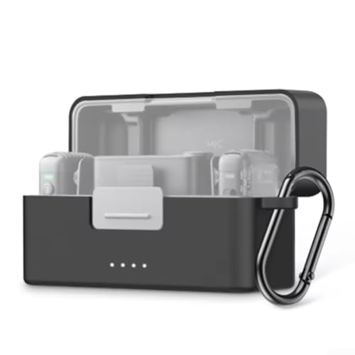 babominimer Tragetasche für Mikrofon Mini, Silikon, wasserdicht, harte Schutzhülle für Mikrofon, Mini-Ladehülle, Stoßdämpfung, einfacher Ladezugang von babominimer