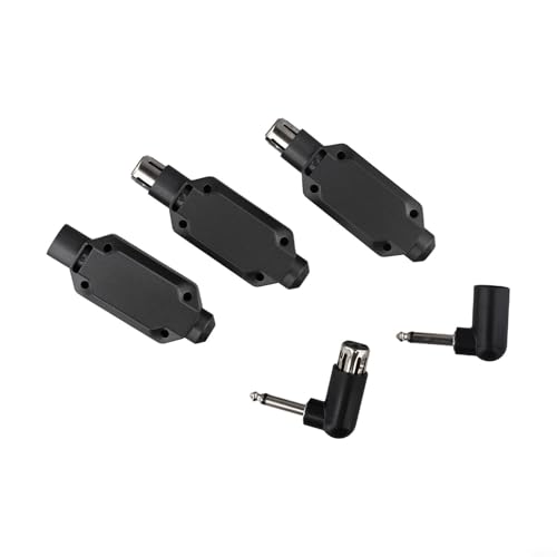 babominimer XLR-Sender und -Empfänger, kabelloser XLR-Sender für dynamische Mikrofone, mit eingebautem Akku und bis zu 80 m Reichweite (1-in-2) von babominimer
