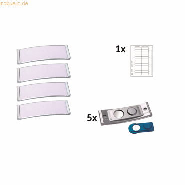 badgepoint Namensschild polar POL20MA66-5DR 68x22mm edelstahl 5 Stück badgepoint Namensschild polar POL20MA66-5DR 68x22mm edelstahl 5 Stück von badgepoint